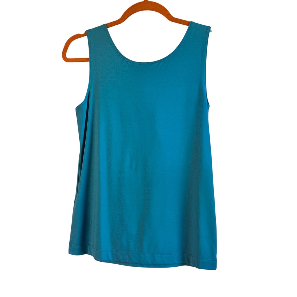 Chicos Tank Top Blue Small Or 0 - Picture 2 of 13